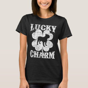 Leaf Lucky Charm French Bulldog St Patrick's Day T-Shirt