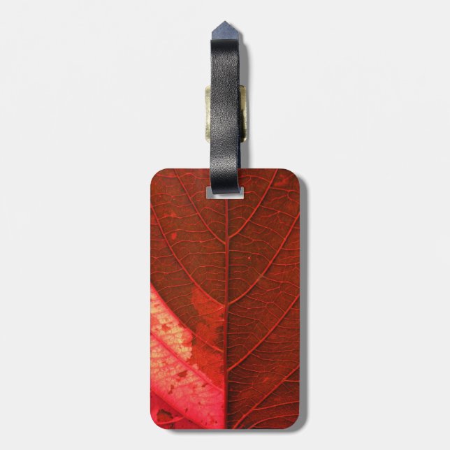 Leaf Luggage Tag (Back Vertical)