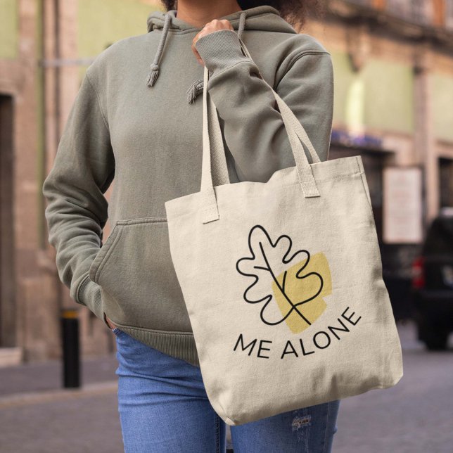Leaf Me Alone Tote Bag (Creator Uploaded)