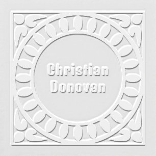 Leaf Motif Square Embosser