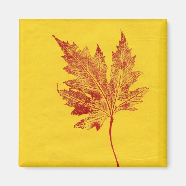 Leaf Nature Print Magnet (Front)