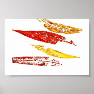 Leaf Nature Print Mini-Poster