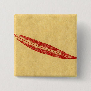 Leaf Nature Prints Button