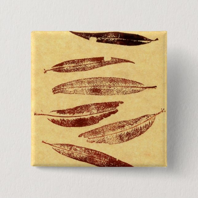 Leaf Nature Prints Button (Front)