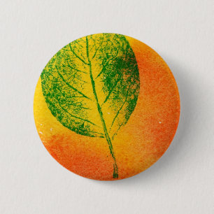 Leaf Nature Prints Button