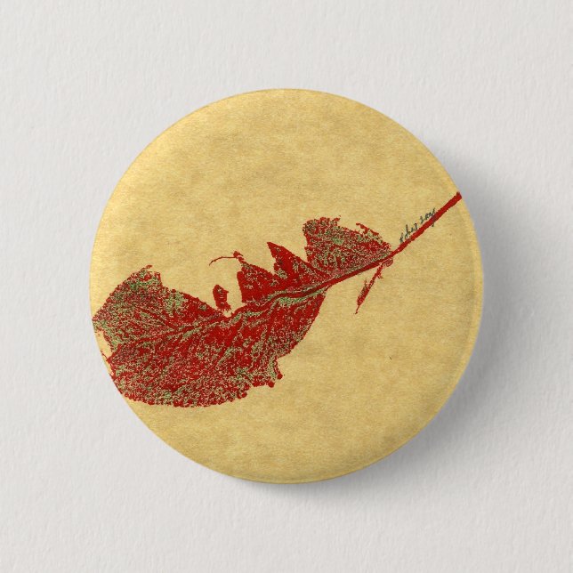 Leaf Nature Prints Button (Front)