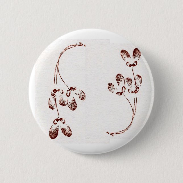 Leaf Nature Prints Button (Front)