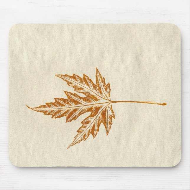 Leaf Nature Prints Mousepad (Front)