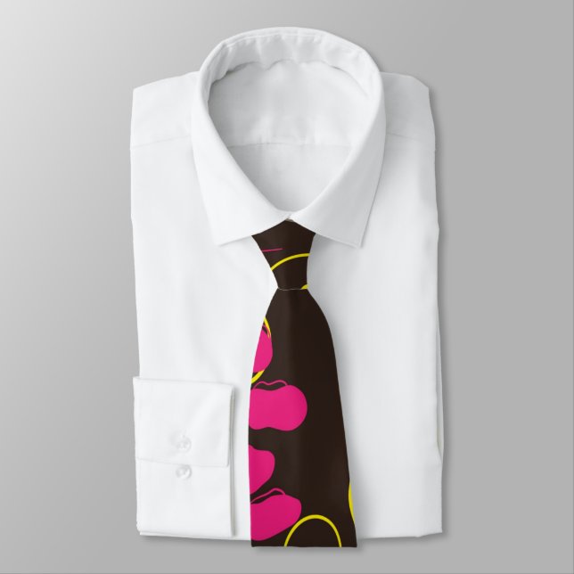 leaf neck tie (Tied)