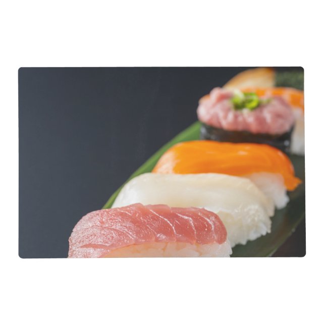 Leaf Nigiri Placemat – SUSHIMI Collection (Front)