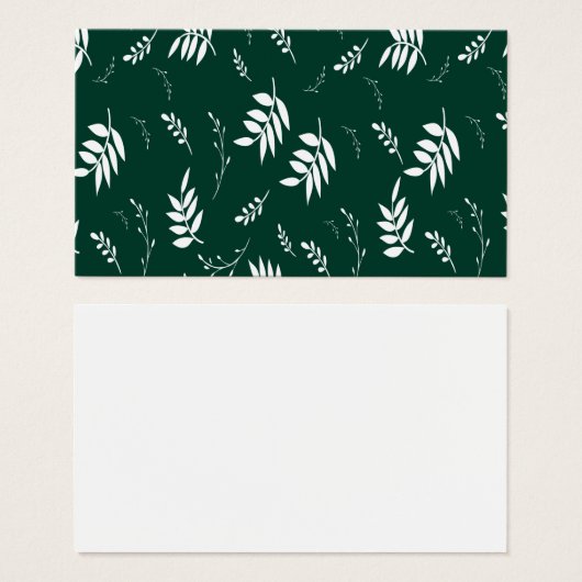 leaf pattern (Front & Back)