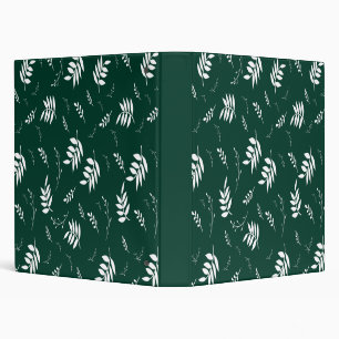 leaf pattern 3 ring binder