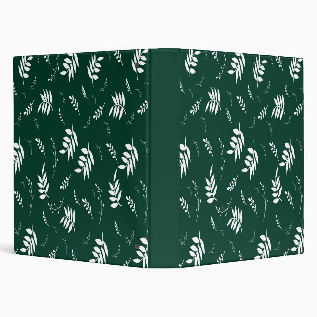 leaf pattern 3 ring binder (Background)