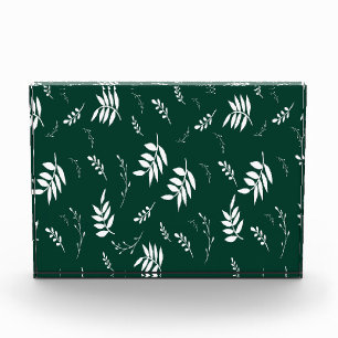 leaf pattern acrylic award