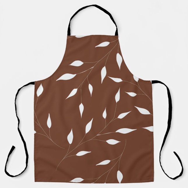 Leaf pattern apron  (Front)