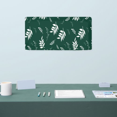leaf pattern banner