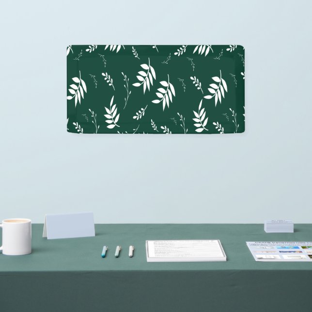 leaf pattern banner (Tradeshow)