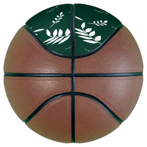 leaf pattern basketball