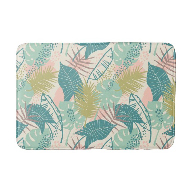 Leaf Pattern bath mats (Front)