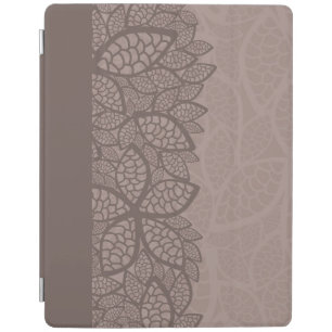 Leaf pattern border and background iPad smart cover