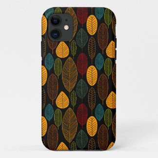 Leaf Pattern - Colors iPhone 11 Case