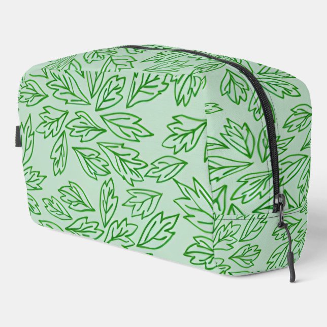 Leaf pattern Design Dopp Kit (Right Corner)