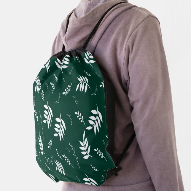 leaf pattern drawstring bag (Insitu)