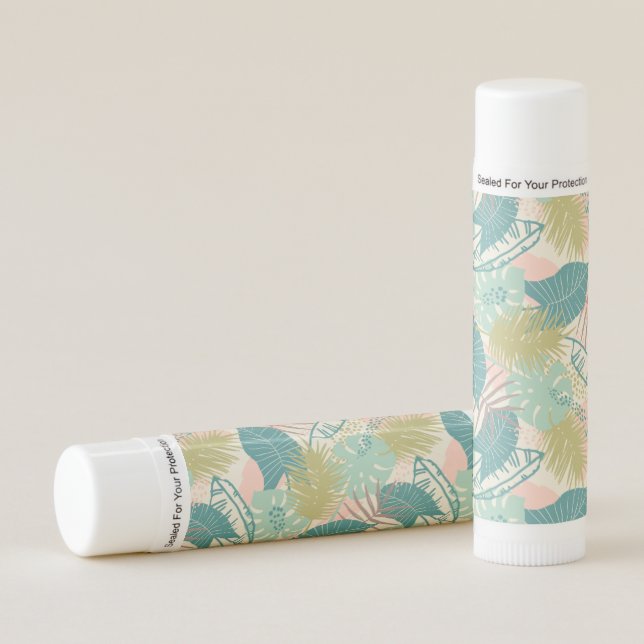 Leaf Pattern lip balm (Front)