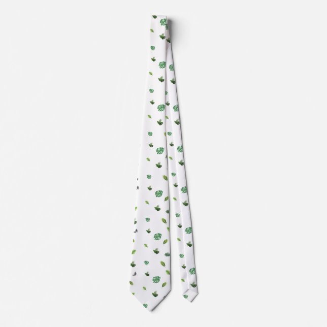 Leaf Pattern  Neck Tie (Front)