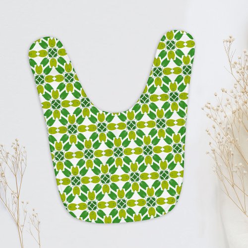 Leaf Pattern Pattern Of Leaves Green Leaves Baby Bib