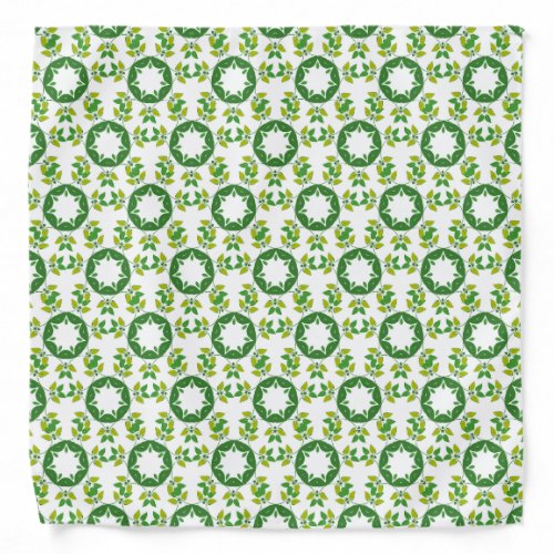 Leaf Pattern Pattern Of Leaves Green Leaves Bandana