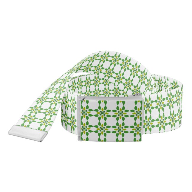 Leaf Pattern, Pattern Of Leaves, Green Leaves Belt (Snake)