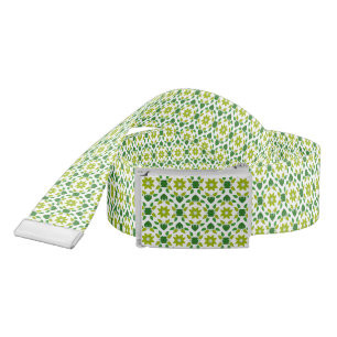 Leaf Pattern, Pattern Of Leaves, Green Leaves Belt