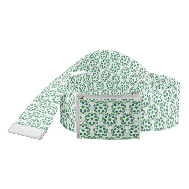 Leaf Pattern, Pattern Of Leaves, Green Leaves Belt (Snake)