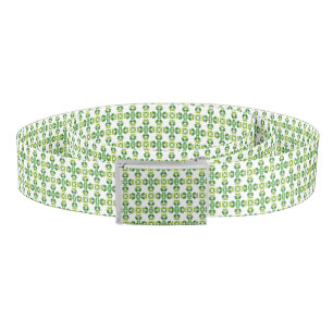 Leaf Pattern, Pattern Of Leaves, Green Leaves Belt