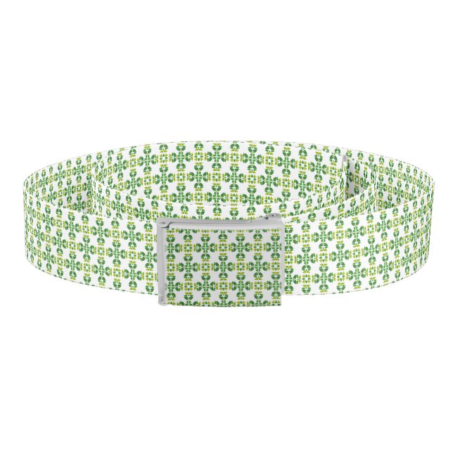 Leaf Pattern, Pattern Of Leaves, Green Leaves Belt (Coil)