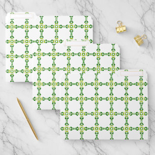 Leaf Pattern, Pattern Of Leaves, Green Leaves File Folder