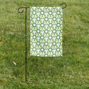 Leaf Pattern, Pattern Of Leaves, Green Leaves Garden Flag