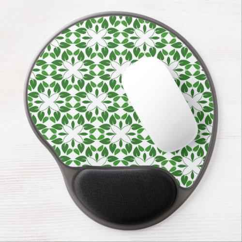 Leaf Pattern Pattern Of Leaves Green Leaves Gel Mouse Pad