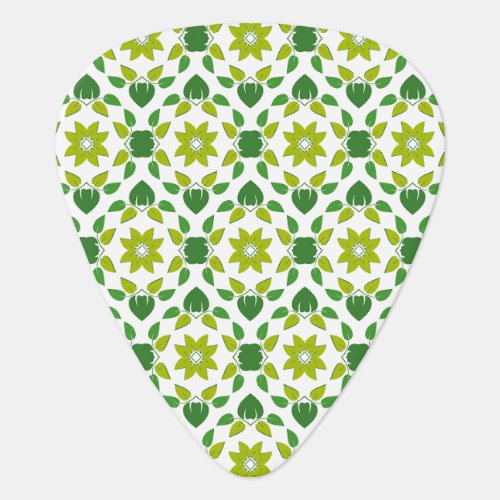 Leaf Pattern Pattern Of Leaves Green Leaves Guitar Pick