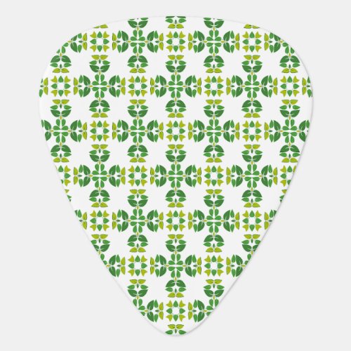 Leaf Pattern Pattern Of Leaves Green Leaves Guitar Pick