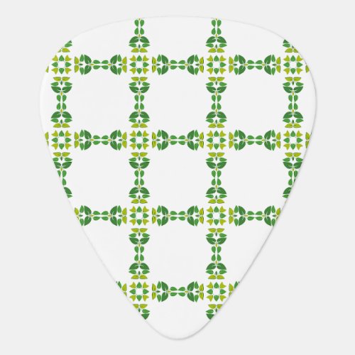 Leaf Pattern Pattern Of Leaves Green Leaves Guitar Pick