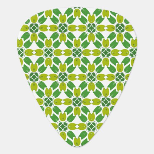 Leaf Pattern Pattern Of Leaves Green Leaves Guitar Pick