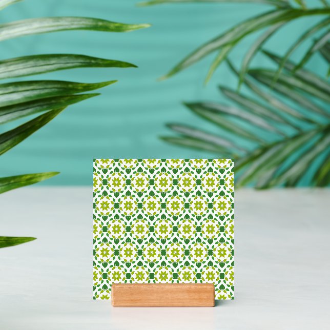 Leaf Pattern, Pattern Of Leaves, Green Leaves Holder (Insitu 2)