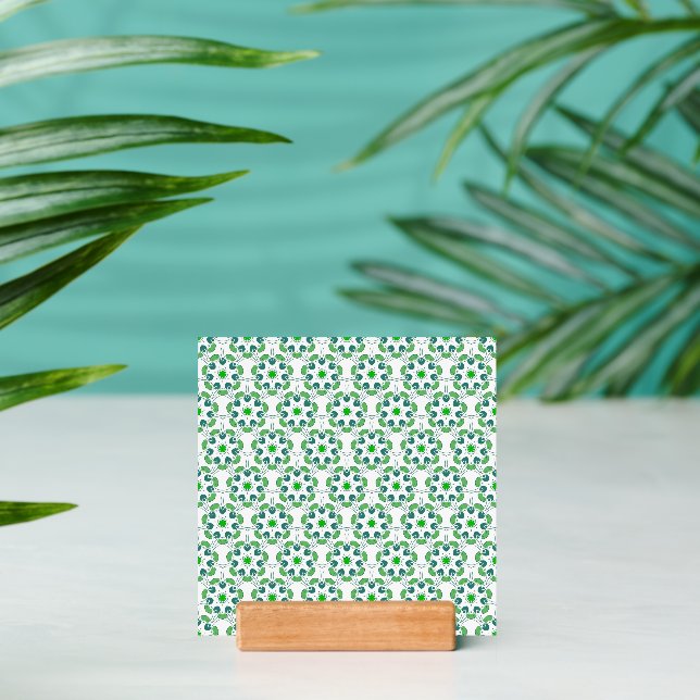 Leaf Pattern, Pattern Of Leaves, Green Leaves Holder (Insitu 2)