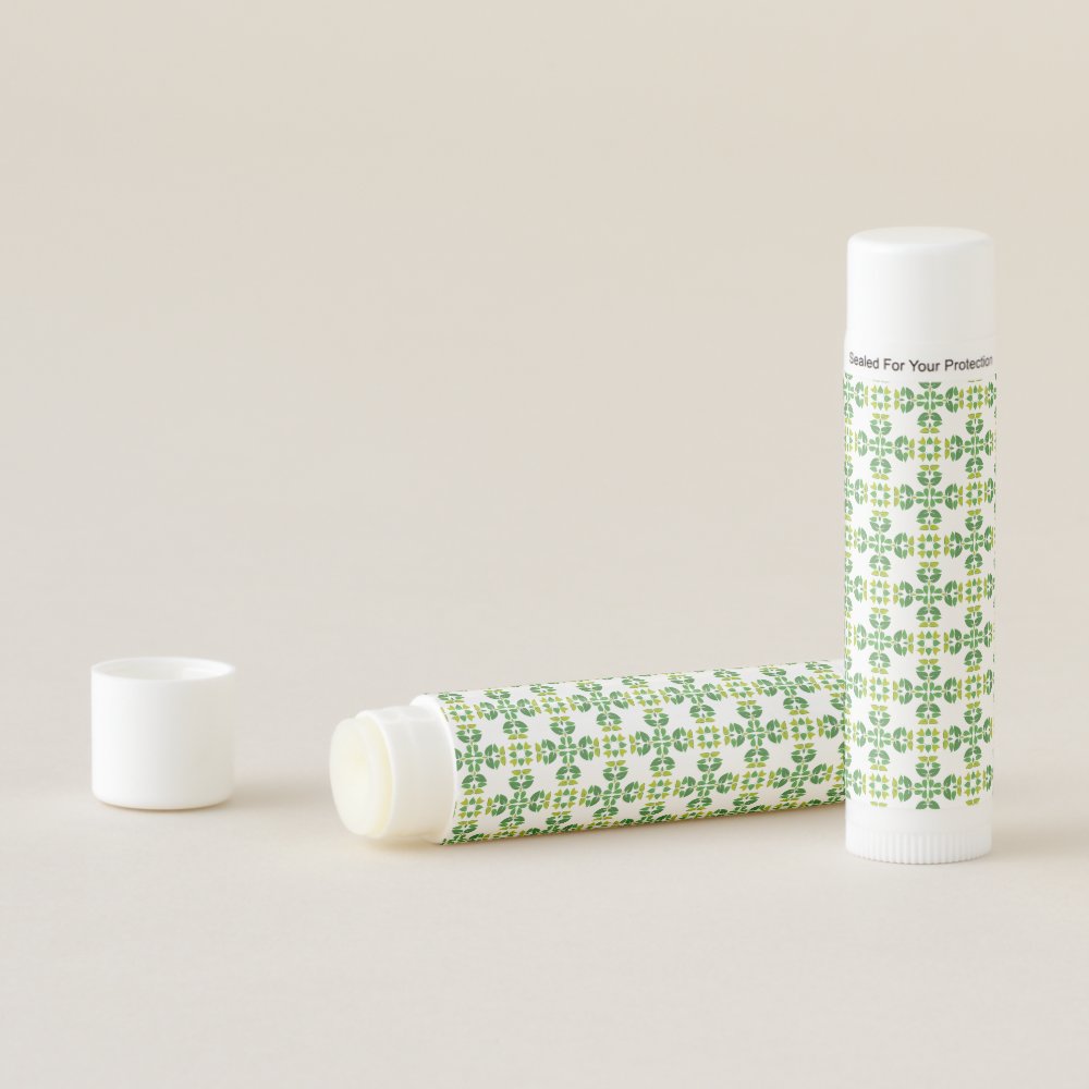 Disover Leaf Pattern, Pattern Of Leaves, Green Leaves Lip Balm