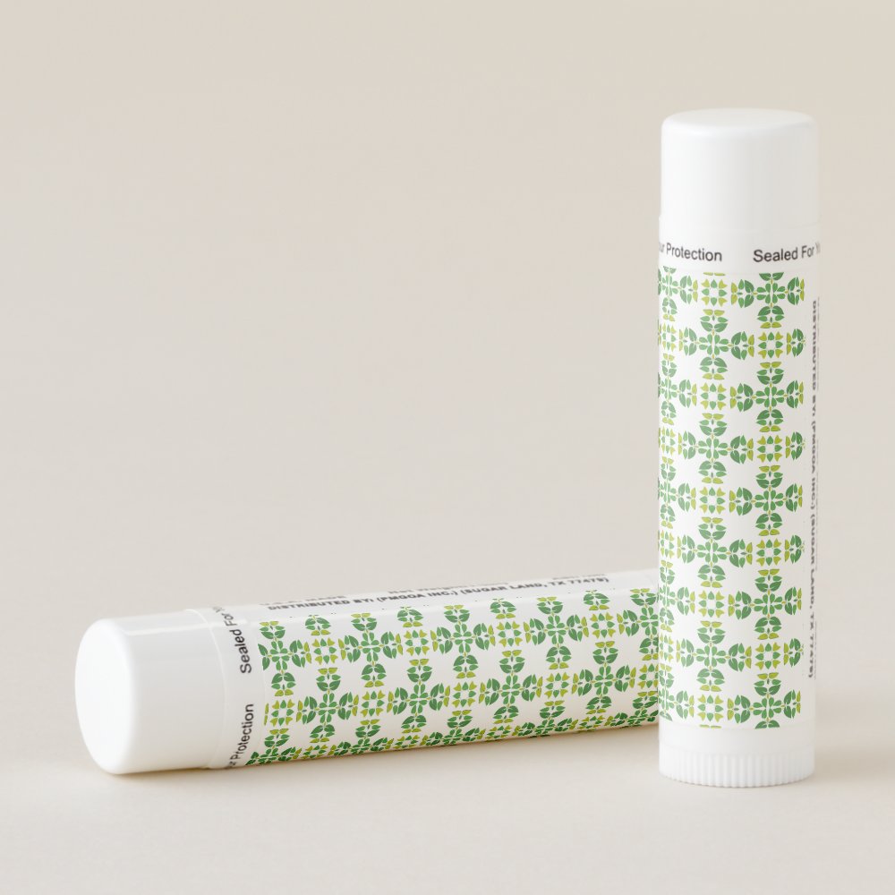 Disover Leaf Pattern, Pattern Of Leaves, Green Leaves Lip Balm
