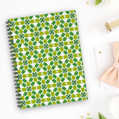 Leaf Pattern Pattern Of Leaves Green Leaves Notebook