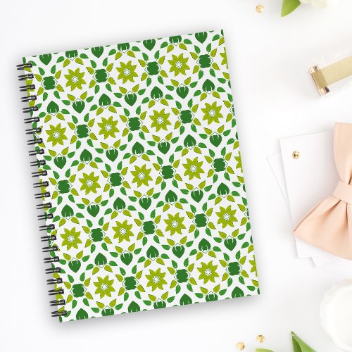 Leaf Pattern Pattern Of Leaves Green Leaves Notebook