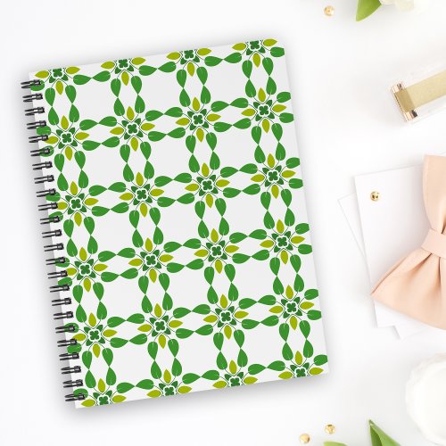 Leaf Pattern Pattern Of Leaves Green Leaves Notebook